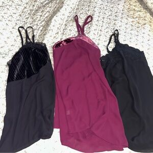 Torrid size 3 Black and Purple Chemises LOT